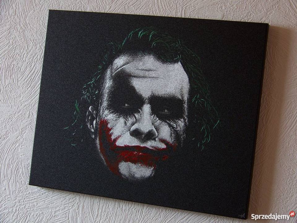 Ręcznie rzeźbiony w blasze JOKER Oryginalny świętokrzyskie Sandomierz