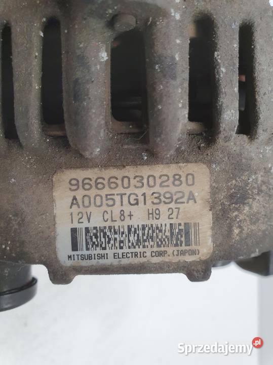 ALTERNATOR Citroen C4 14 8V 9666030280 Układ elektryczny silnika Chełm
