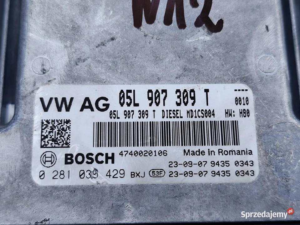 VW Tiguan Touran STEROWNIK KOMPUTER SILNIKA
