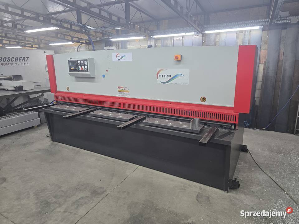 Gilotyna hydrauliczna do blachy 320010mm Nożyce Lubanie
