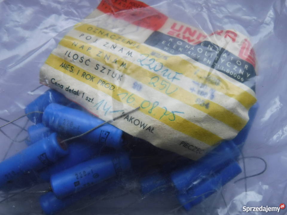 Kondensator elektrolityczny ELWA różne rodzaje Szydłowiec