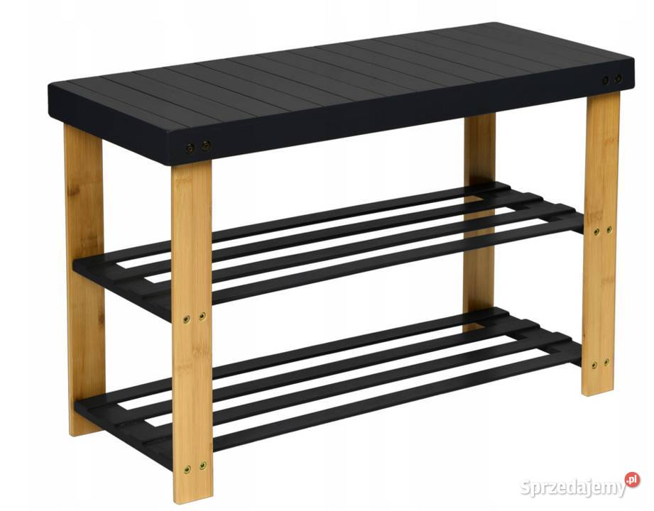 ŁAWKA BAMBUSOWA NA BUTY REGAŁ SIEDZISKO STOJAK 3 podlaskie Choroszcz