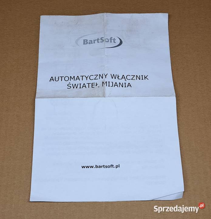 AUTOMATYCZNY WŁĄCZNIK ŚWIATEŁ MIJANIA BARTSOFT Mielęcin
