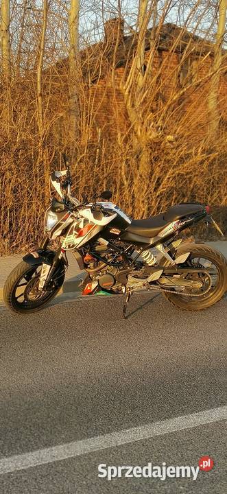 KTM Duke 125 15r Grzane manetki Hand bar basowy mazowieckie sprzedam