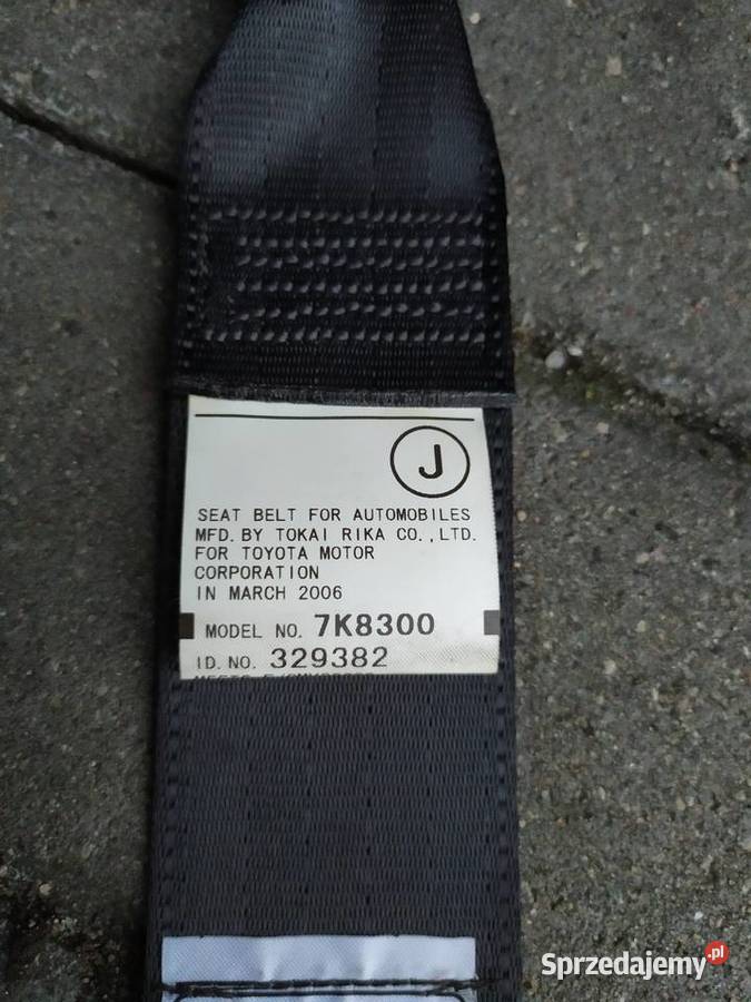 Lexus RX II 0309 pasy bezpieczeństwa tył tylne Toruń sprzedam