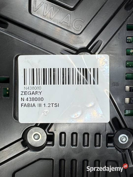 LICZNIK PRĘDKOŚCIOMIERZ ZEGARY SKODA FABIA III Warszawa