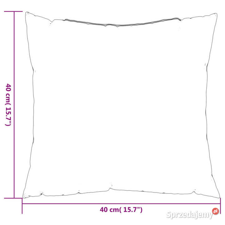 Poduszki ozdobne 4 taupe 40x40 tkanina WM360367 Warszawa
