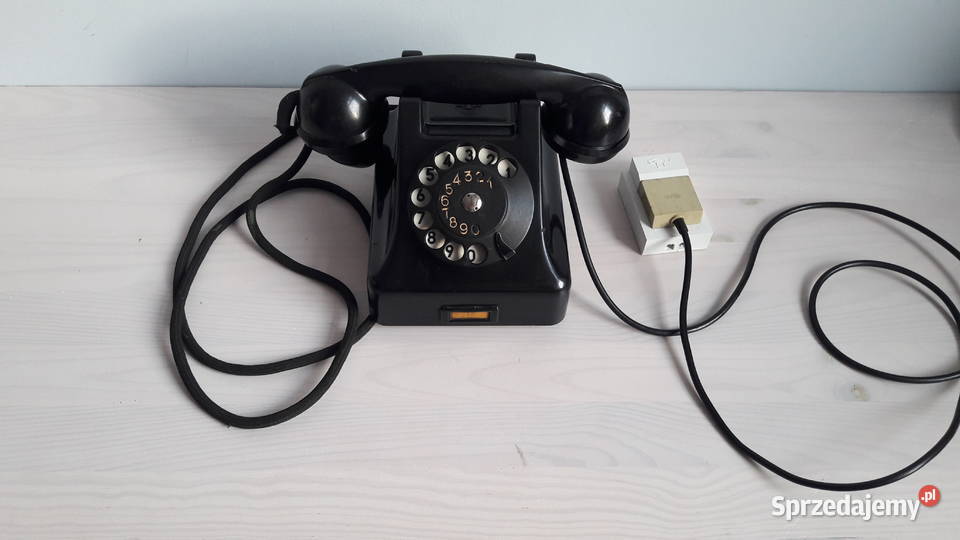 Stary Polski powojenny telefon RWT CB-49/B-A