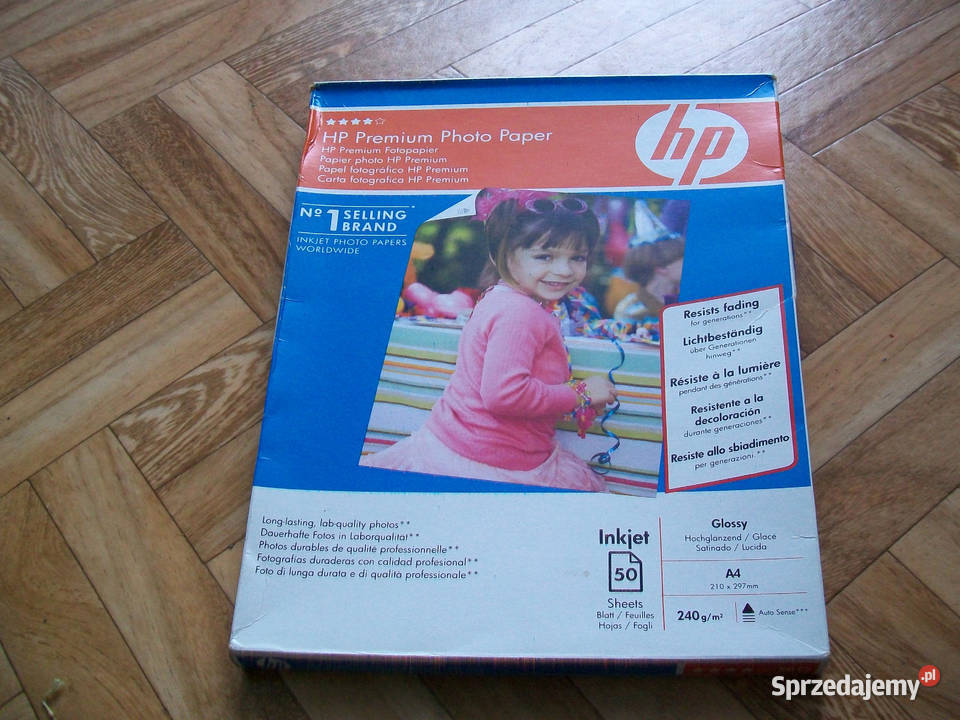 Papier HP Premium Photo Paper A4 42 kartki opolskie Brzeg