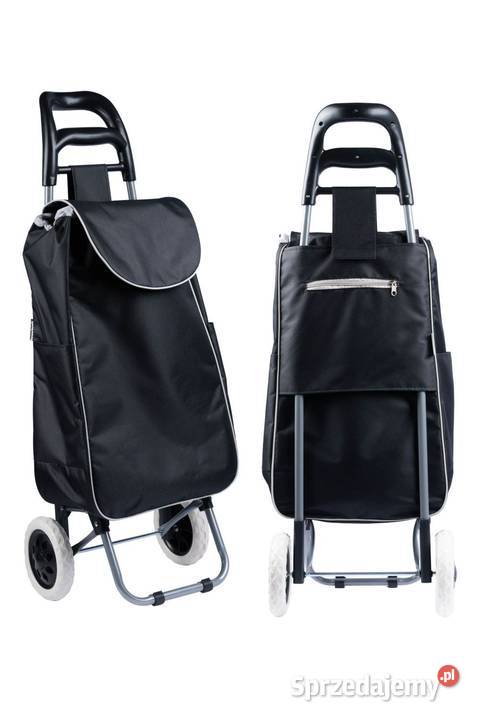 Torba wózek na zakupy na kółkach czarna Pozostałe wielkopolskie Poznań