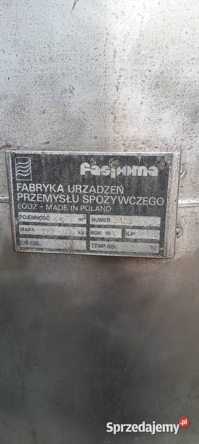 Zbiornik mieszalnik ze stali nierdzewnej z