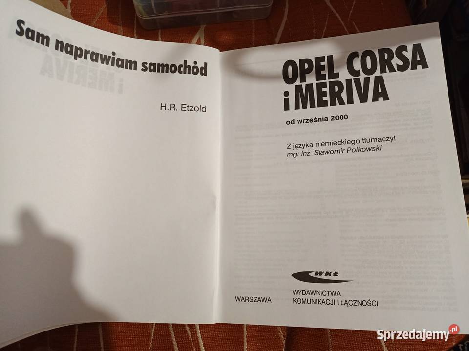 Opel Corsa i Meriva Sam naprawiam samochód H R Poznań
