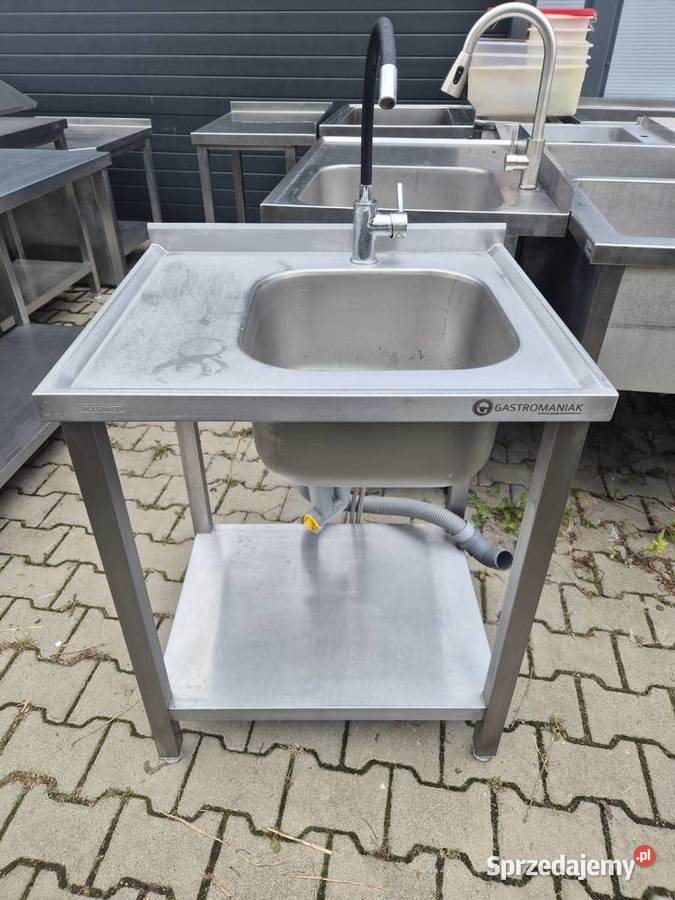 Zlew Gastronomiczny 1 Komorowy z Półką 706085 B Gastronomia Ostrów Wielkopolski
