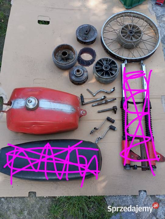 Części Jawa 350 CZ 350 Jawa 175 zbiornik piasty