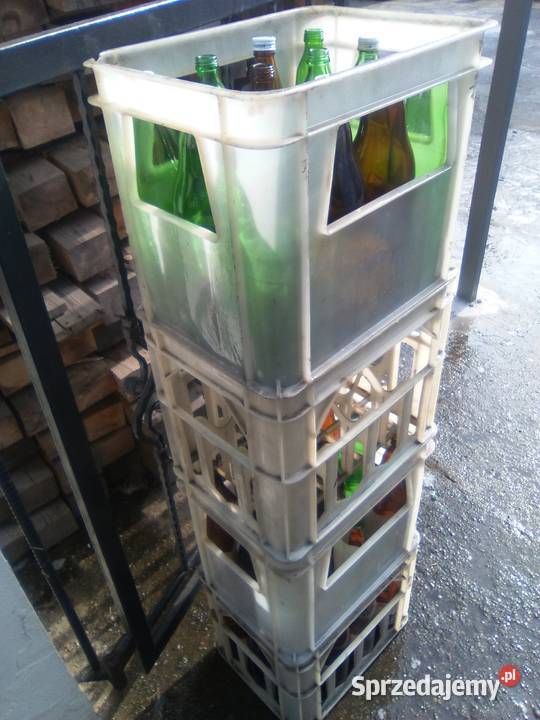 Skrzynka butelek PRL Poznań