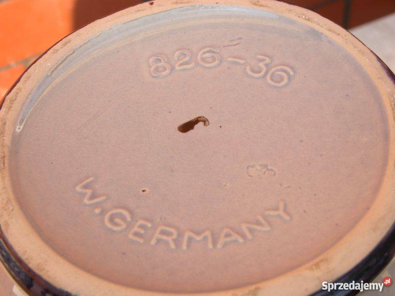 ceramiczny szkliwiony pojemnik waza