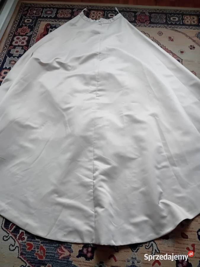 złotymi akcentami2 częściowa suknia w super Warszawa