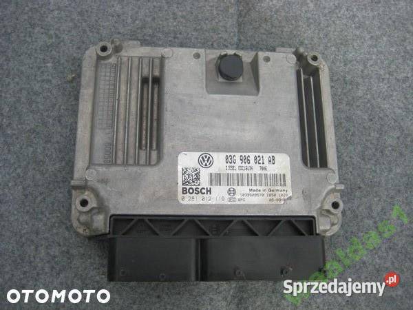 VW PASSAT B6 20TDI KOMPUTER SILNIKA 03G906021AB Pozostałe