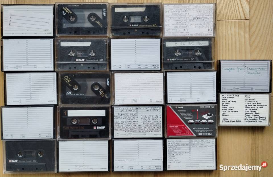 Kasety magnetowidowe używane pakiet 22 sztuki Płyty i kasety Warszawa