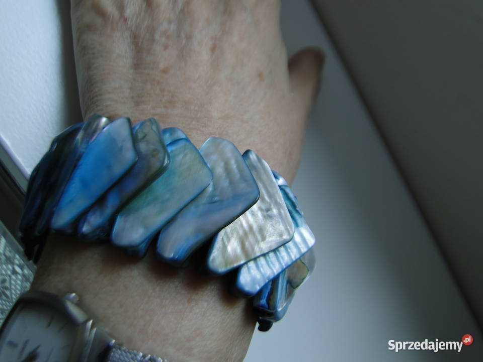 ładna bransoletka barwione muszle Warszawa