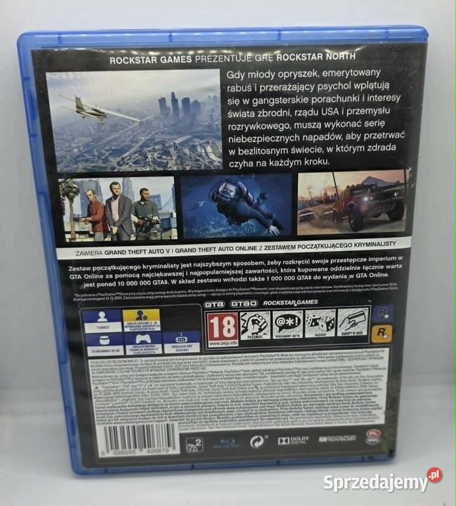 Gra GTA V 4 warmińsko-mazurskie Elbląg