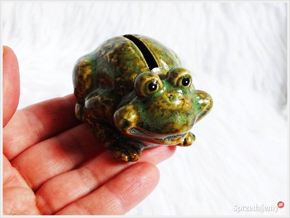 Żabka skarbonka Kolekcjonerska figurka Na Żary