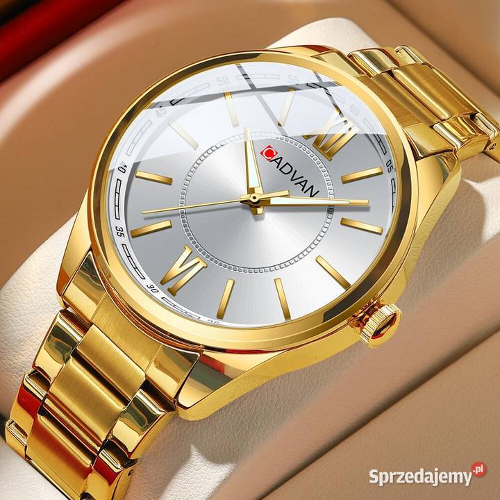 Klasyczny zegarek męski złoty z bransoletą lubuskie Gorzów Wielkopolski