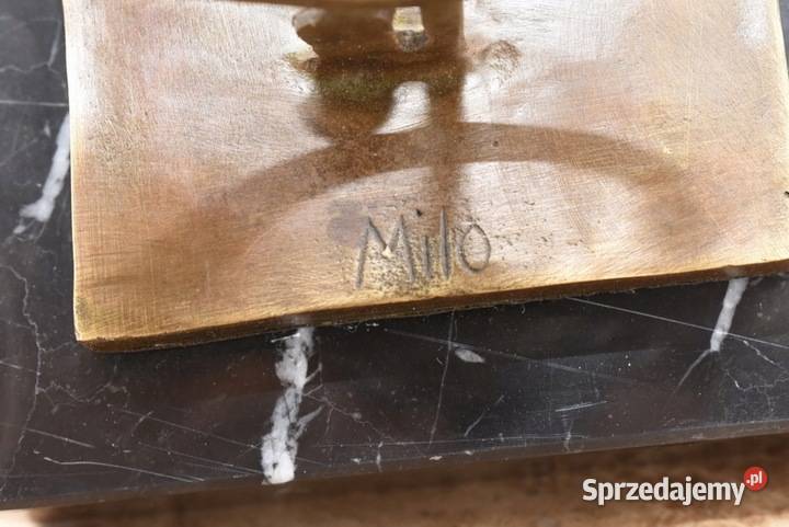 Popiersie Skrzypka Rzeźba z Brązu Muzyk Artysta Sztuka współczesna