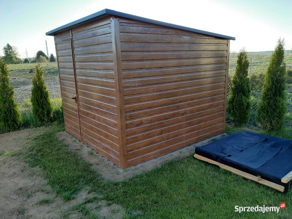 Drewnopodobny Blaszak Blaszany Garaż  Garaże 20m2 Nakło nad Notecią