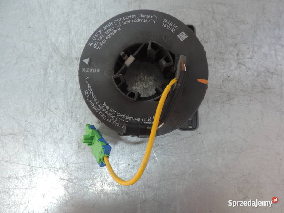 TAŚMA PODUSZKI AIRBAG OPEL ZAFIRA A 24436919 osobowe Układ elektryczny