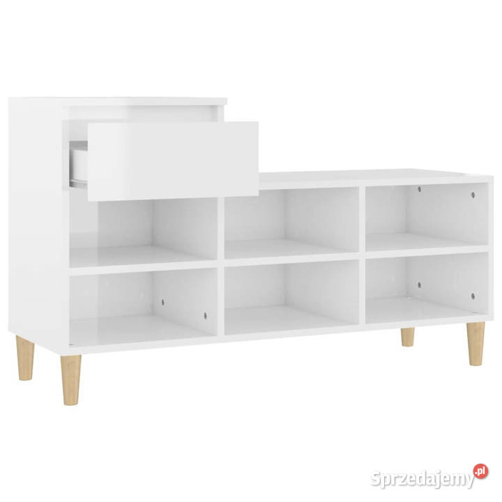 Szafka na buty wysoki połysk biała 102x36x60 Warszawa sprzedam