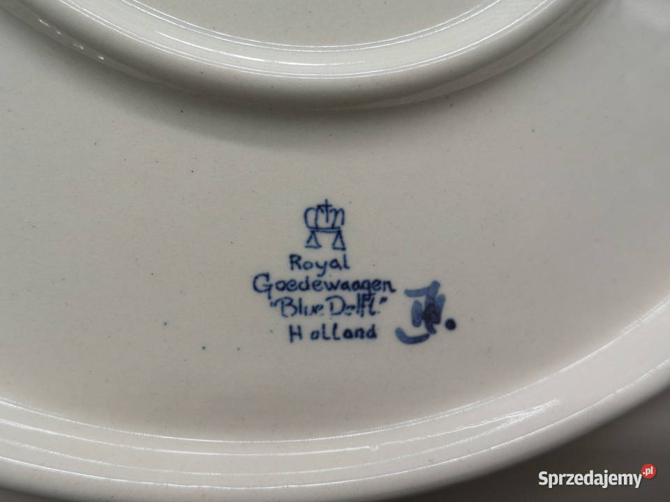 Talerz ścienny kolekcjonerski Royal Goedewaagen Porcelana i szkło Raszków
