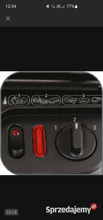 Składany grill elektryczny Tefal GC 3050 czarny Lubin