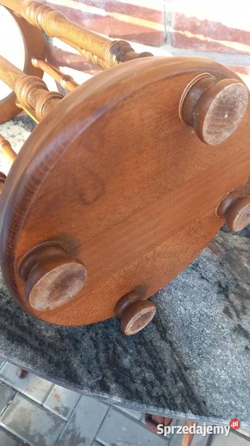 Parasolnik Stary drewniany stojak na parasole Gawroniec