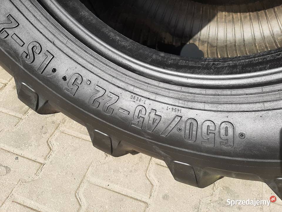 Opona używana leśna 65045225 65045R225 Motoryzacja podlaskie sprzedam