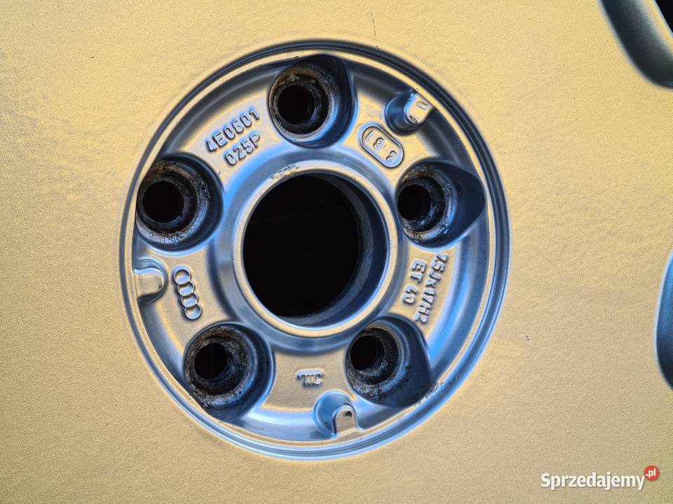 Felga Audi A8 D3 75Jx17 ET40 model 4E0601025P osobowe dolnośląskie Wrocław