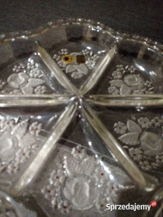 Piękny kryształowy kabaret Walther Glas Porcelana i szkło Częstochowa