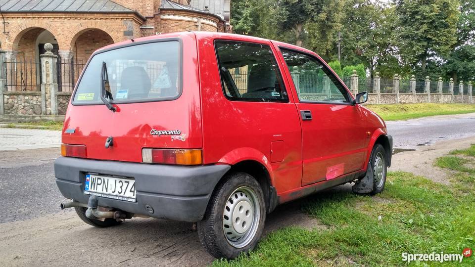 Fiat Cinquecento 700 na gaz LPG Cinquecento mazowieckie Kroczewo