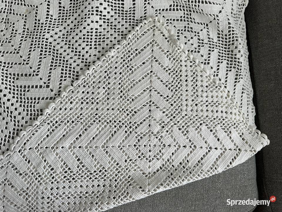 Narzuta Boho na łóżko rękodzieło szydełko Łódź