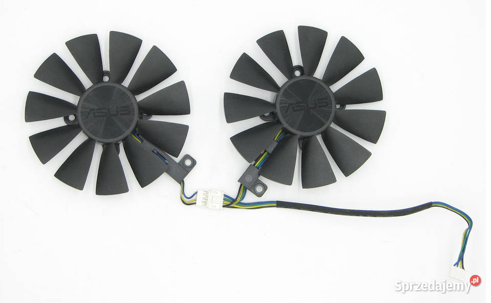 Wentylatory GPU ASUS Radeon RX570 2x FirstD chłodzenie Elektronika Cielądz sprzedam