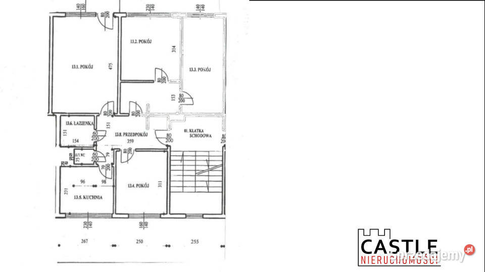 4 pokoje do remontu Marianki Świecie I piętro blok