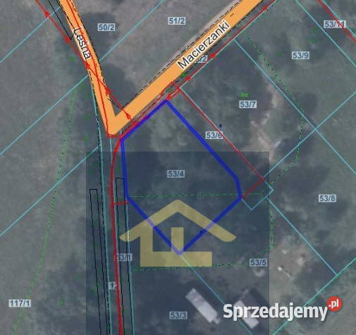 Działka letniskowa w pobliżu Narwi mazowieckie Ostrykół Dworski