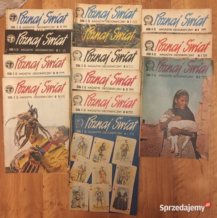 Czasopisma POZNAJ ŚWIAT lata 6578