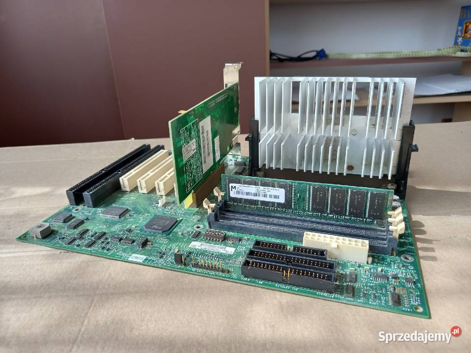 Retro płyta główna z procesorem Intel Pentium Tomaszów Lubelski