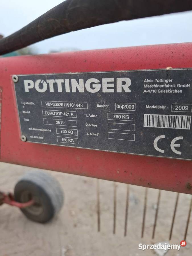 Zgrabiarka pottinger eurotop 421 Ligota Czamborowa