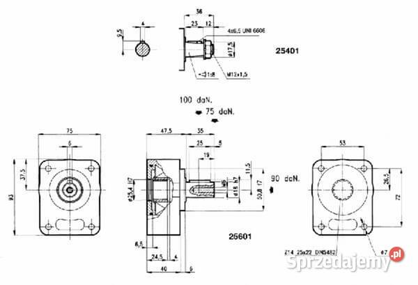 Podpora łożyskowa grupa 1 T18 T18 małopolskie Kamionna