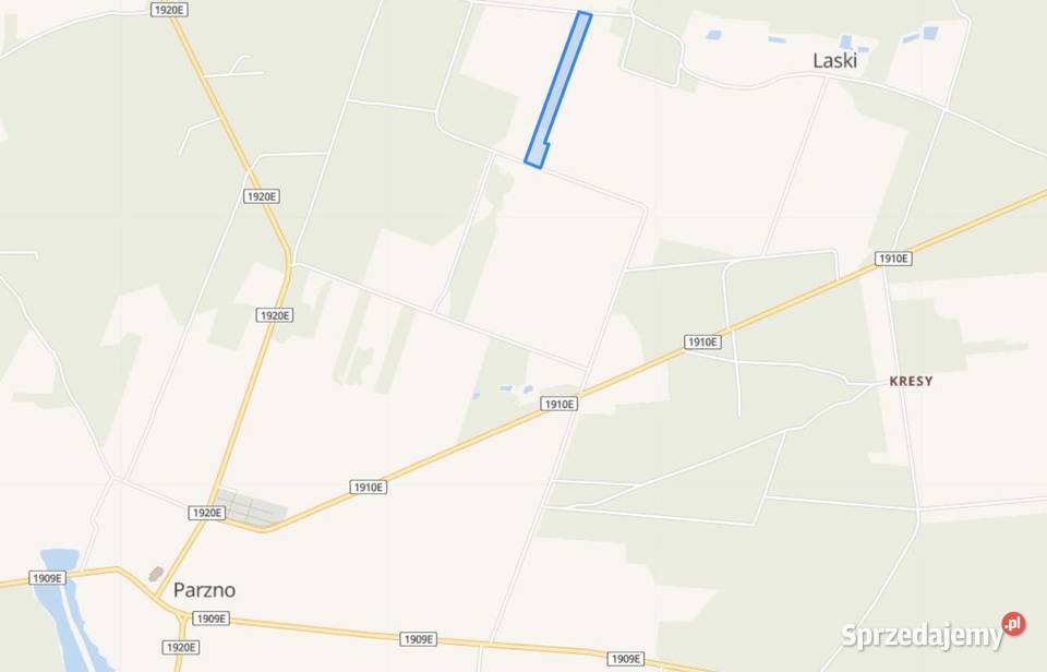 Piękna działka w miejscowości Parzno 23zł/m2 Częstochowa