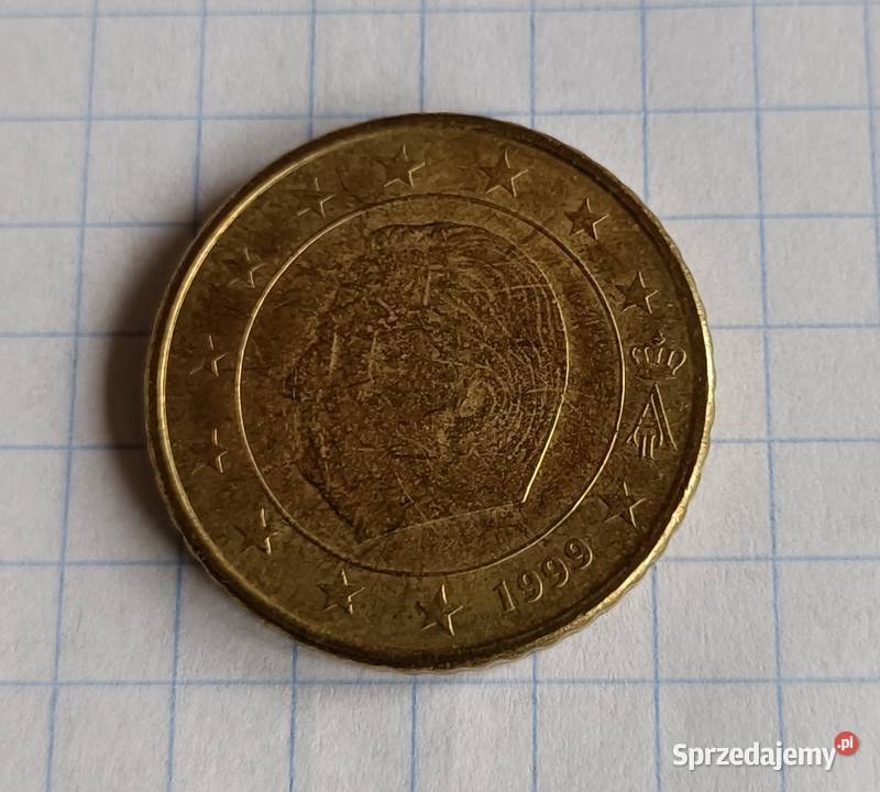 50 EURO CENT 1999 BELGIA lubelskie Piszczac sprzedam