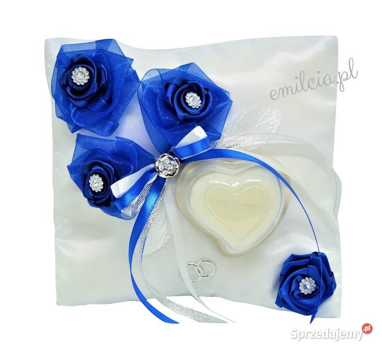 Poduszka Na OBRĄCZKi OZDOBA ŚLUB Wesele lubuskie Zielona Góra