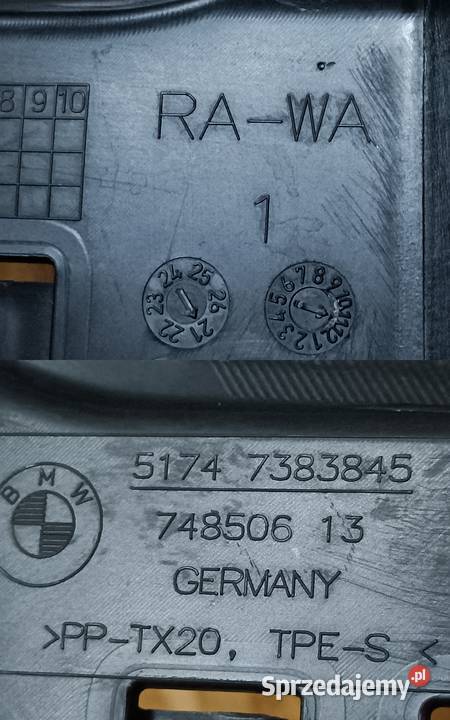 BMW 5 F90 G30 G31 KIEROWNICA KANAŁ POWIETRZA wielkopolskie Pleszew